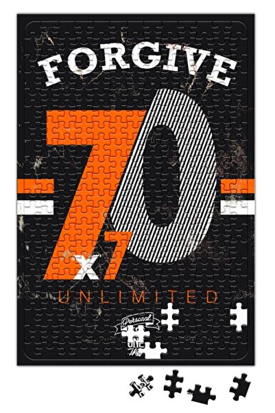 Baskı Dükkanı Forgive Puzzle 240 Piece Jigsaw Puzzle