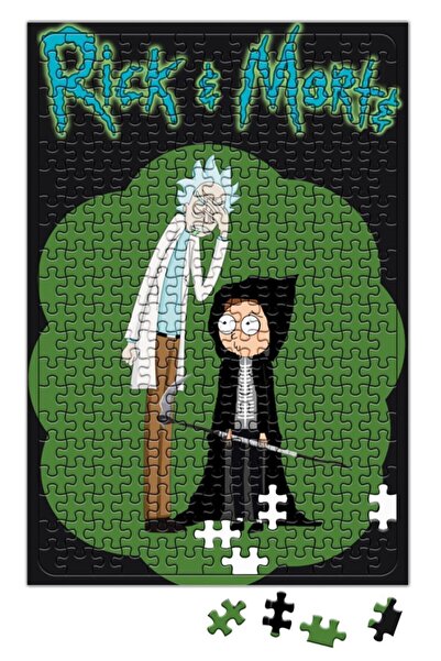 Baskı Dükkanı لغز ريك ومورتي 240 قطعة بانوراما