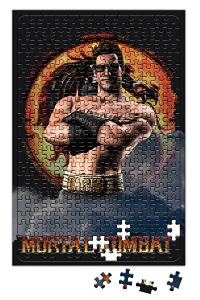 Baskı Dükkanı مورتال كومبات جوني كيج لعبة اللغز 240 قطعة بانوراما