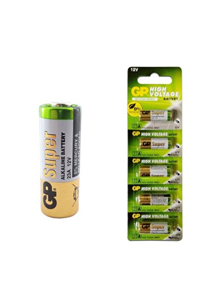 GP 23 A 12 Volt Hıgh Voltage Battery 5 Adet Oto Araç Garaj Kepenk Bariyer Kum...