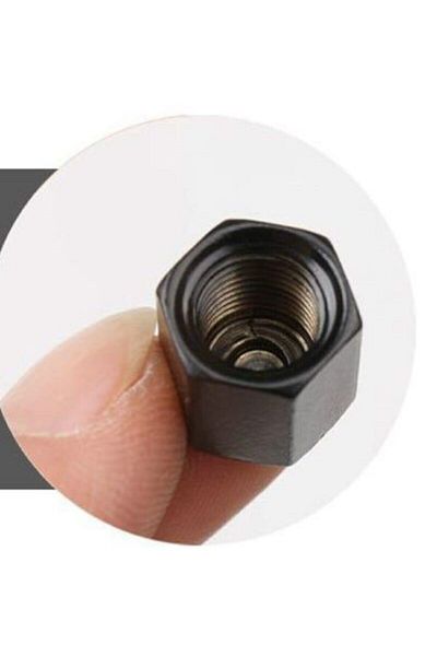 Ssangyong Korando Stainless Steel Valve Lid and Keychain Set