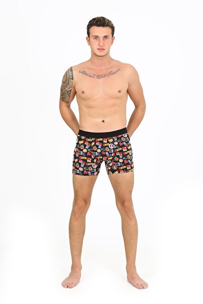 Five Pocket Ανδρικό μπόξερ με σχέδιο Fpb8001