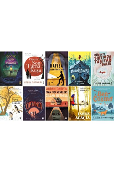 Genç Timaş 5. 6. 7. 8. Sınıflar Ortaokul Okuma Kitapları 10 Kitap Set - 3