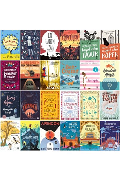 Genç Timaş 24 Kitap Set 5. 6. 7. 8. Sınıflar Ortaokul Okuma Kitapları