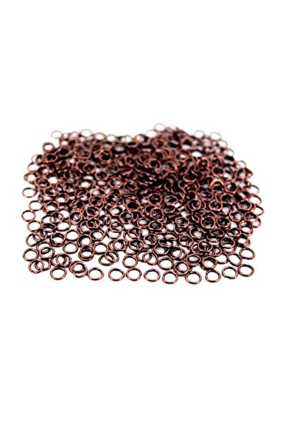 yfhobi 100 Adet - 5 Mm Antik Bakır Kaplama Montaj Halkası, Takı Halkası, Yuva...