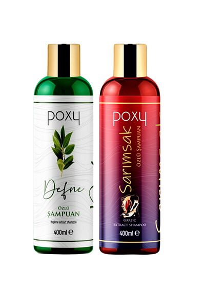 Poxy 400 ml Laurel Extract - Garlic Shampoo for Closed Hair