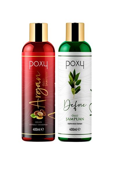 Poxy 400 Ml Argan Extract Care Shampoo - Laurel Extract Shampoo