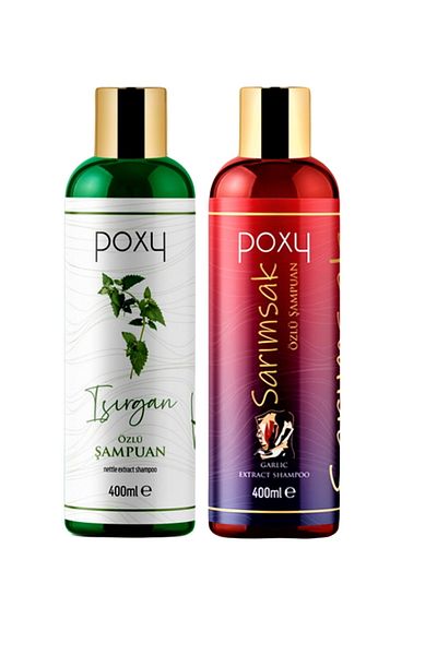 Poxy 400 Ml Closed Essence Shampoo - Nettle and Garlic Features