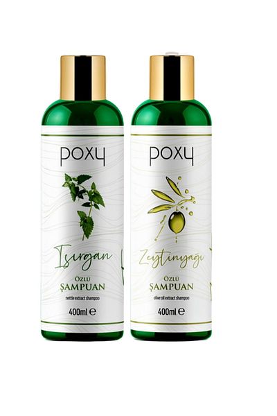 Poxy 400 Ml Olive Oil Extract Nettle Shampoo