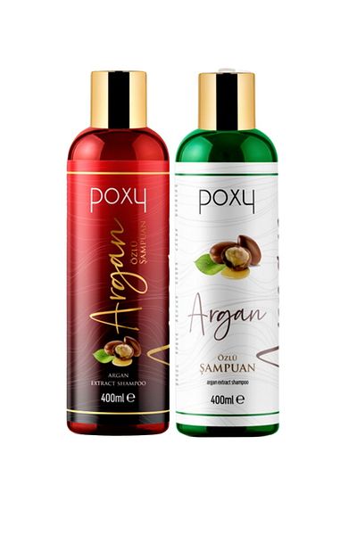 Poxy Argan Extract Care Shampoo - 400 Ml, For All Hair