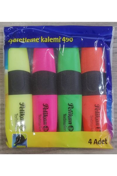 Pelikan 490 Model Marker Pen - 4 Pieces
