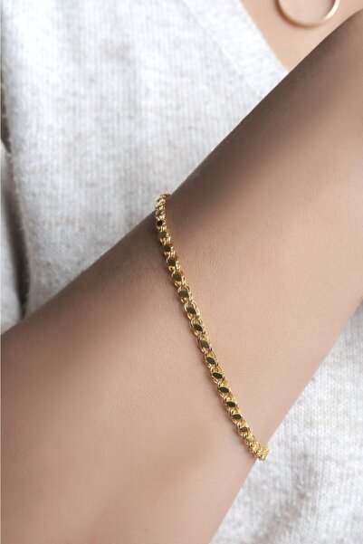 aytekgold Altın Pullu Bileklik 14 Ayar