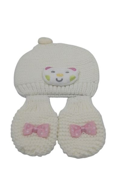 Dodo Baby Girl Gloves Beanie Set