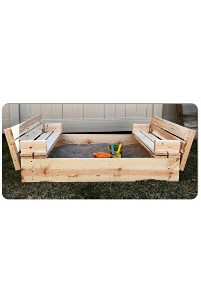 Anka Ahşap Kum Havuzu Katlanır Koltuklu