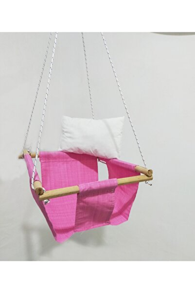 miniks Ahşap Bebek Salıncak - Çocuk Beşik Hamak Salıncağı