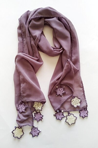 Halley Concept وشاح شيفون مطرز