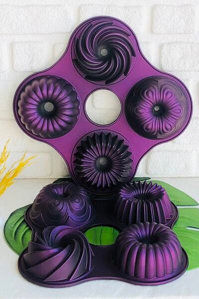 MEŞELER قالب كيك جرانيت 4 قطع من جالاكسي