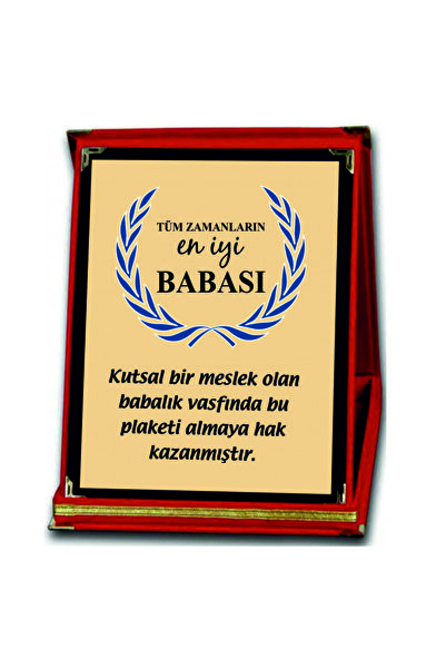 Reklambaskımerkezi Orta Boy Babalara Özel Plaket