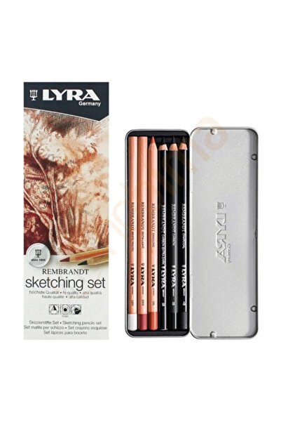LYRA Rembrandt Sketching 6'lı Metal Kutu Eskiz Set