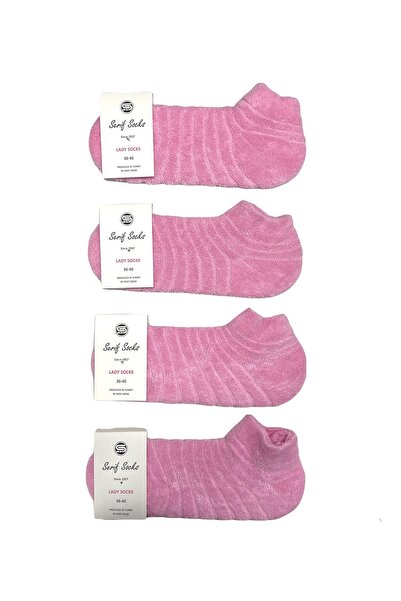 Şerif Ters Havlu Patik Soft Ve Parfümlü 4'lü