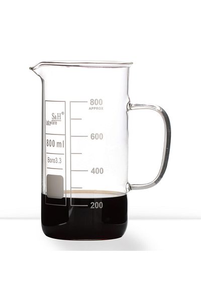 S&H Labware 800 Ml Beaker with Handle (long Form)