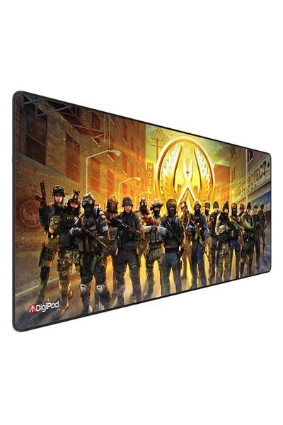 Digipod لوحة ماوس للألعاب مقاس 90x40 Xxl لوحة ماوس كبيرة للألعاب مضادة للانزلاق بقاعدة 4 مم
