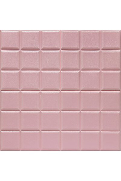 Pandekor !10mm! 5 Adet 2,5 M 2 X Tsn-01 Pembe Kendinden Yapışkanlı Duvar Pane...