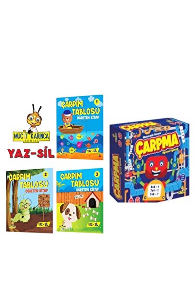 yükselen zeka Çarpma Öğreten Oyuncak - Çarpım Tablosu Öğreten Kitap