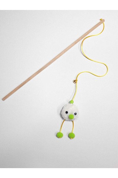 Be Cat Cat Fishing Rod Toy with Player Bells