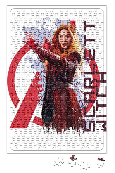 Baskı Dükkanı Avengers Scarlet Witch Puzzle 240 Parça Yapboz