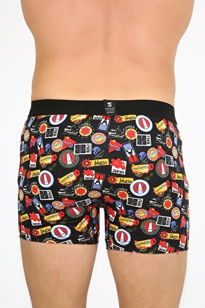Five Pocket Ανδρικό μπόξερ με σχέδιο Fpb8001