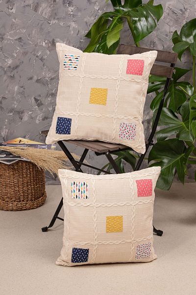 Buldan CSN Tekstil Pachet de 2 huse de pernă cu patchwork