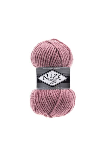 Alize Süperlana Maxi Woolen Knitting Yarn Κωδικός χρώματος: Dark Powder-204-μαλλί Ακρυλικό Περιεχόμενο Πλεκτό Χέρι