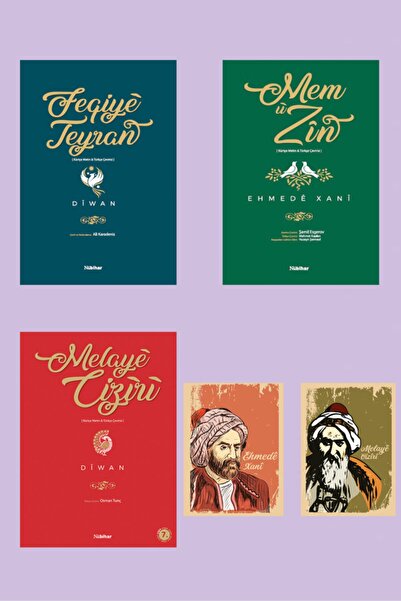 Nubihar Yayınları Kürt Klasikleri Seti - Mem U Zin - Feqiyê Teyran - Melayê C...