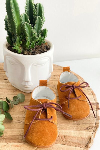 Li Puna Cinnamon Baby First Step Shoes