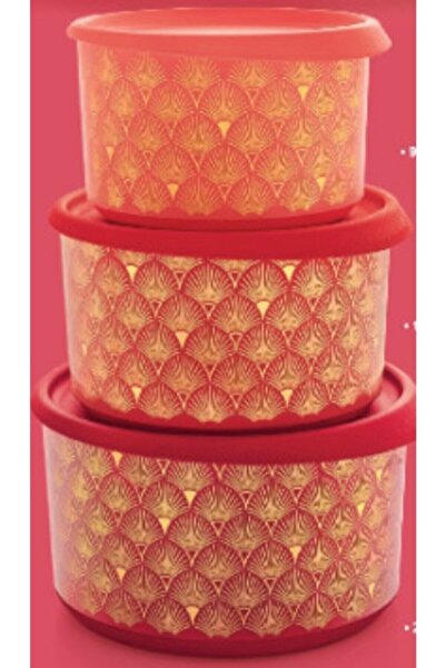 Tupperware Glitter Service and Storage Set