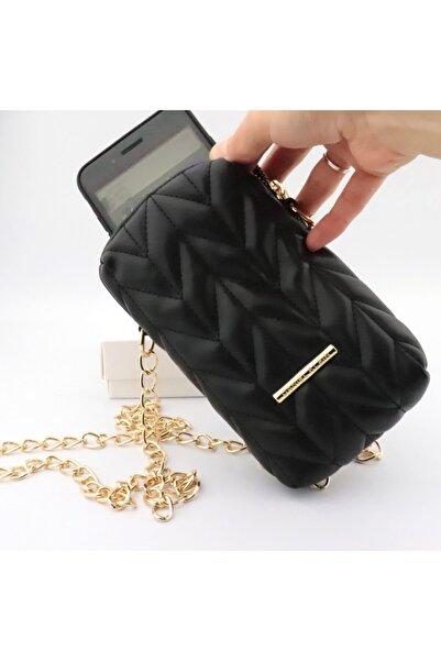 Daniel Klein Fermuarlı Zincirli Kadın Cüzdanı ve Telefonluk