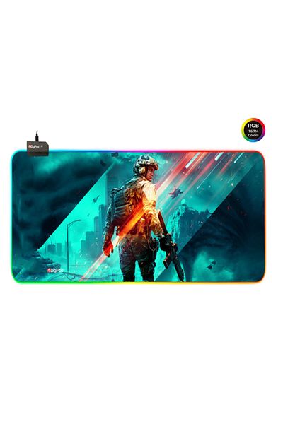 Digipod لوحة ماوس ألعاب RGB لوحة ماوس ألعاب RGB 90x40 Xxl لوحة ماوس ألعاب RGB قاعدة مضادة للانزلاق 4 مم