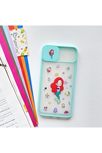 WANNA PROTECT Samsung Galaxy A32 4g Kamera Korumalı Sürgülü Baskılı Silikon K...