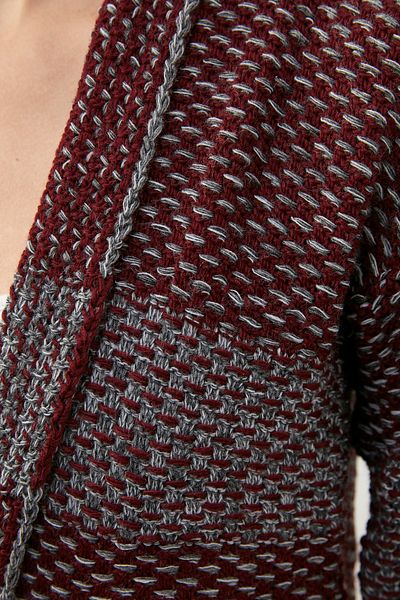 Nottis by Trendyol Viacfarebný pletený sveter s dlhým rukávom TWOAW22HI1538