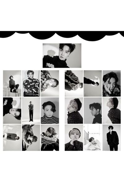 Kpop Dünyasi Bts '' Weverse Magazine '' Fotokart Seti