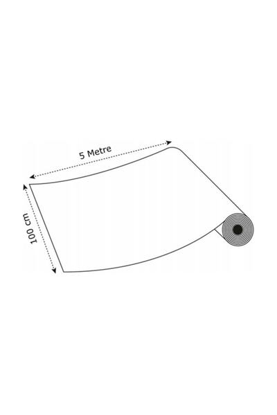 Renklendir Hayatını 5 metri folie albă mată adeziv folie de acoperire dulap de bucătărie - 100 cm X