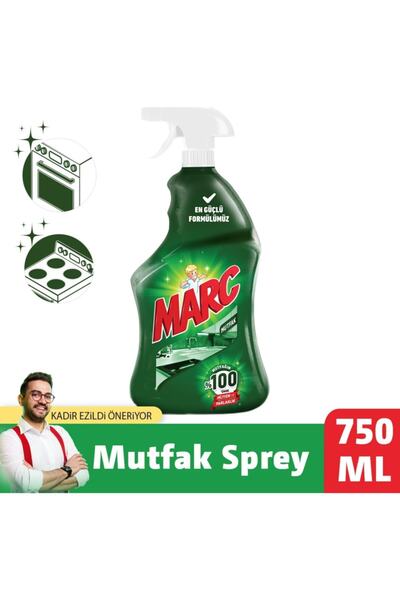 Marc Banyo Ve Mutfak Temizleyici Yağ Çözücü & Kireç Sökücü Sprey 2'li Set (2x750 Ml)