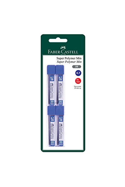 Faber Castell فابر كاستل بوليمر فاين مين 0.7 ملم 4 قطع