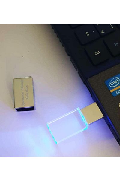 Rubicon ذاكرة فلاش USB سعة 32 جيجابايت "عيد ميلاد سعيد للمعلم" مع صندوق مطبوع ومضاء