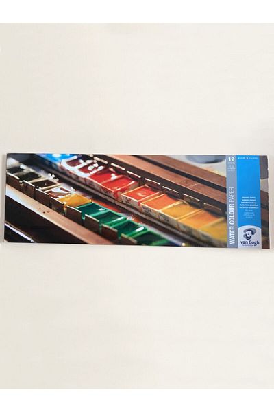 Talens Van Gogh Watercolor Block 300 gr 22.5 X 64 cm 12 Sheets