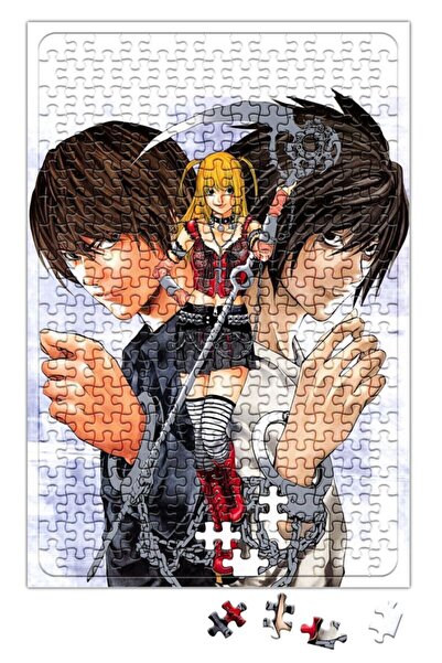 Baskı Dükkanı Death Note Anime L Yagami Light Apple Ryuk Puzzle 240 Parça