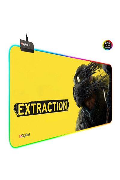 Digipod لوحة ماوس ألعاب RGB لوحة ماوس ألعاب RGB 90x40 Xxl لوحة ماوس ألعاب RGB قاعدة مضادة للانزلاق 4 مم