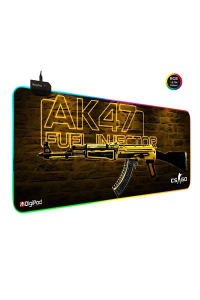 Digipod لوحة ماوس ألعاب RGB لوحة ماوس ألعاب RGB مقاس 70x30 Xl لوحة ماوس ألعاب RGB قاعدة مضادة للانزلاق 4 مم
