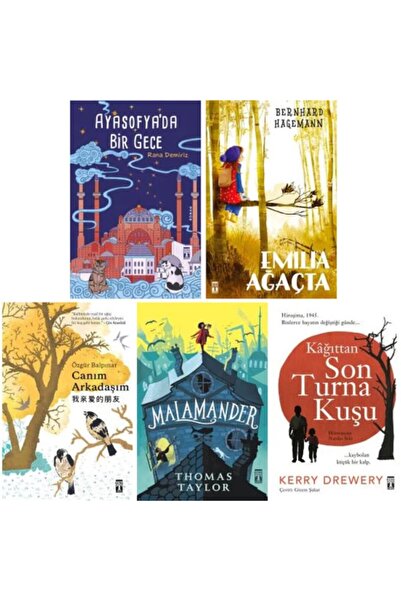 Genç Timaş 5. 6. 7. 8. Sınıflar Ortaokul Okuma Kitapları 5 Kitap Set - 6